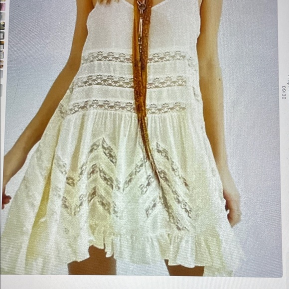 Free People Dresses & Skirts - Elegant White Lace Slip Dress   Free People